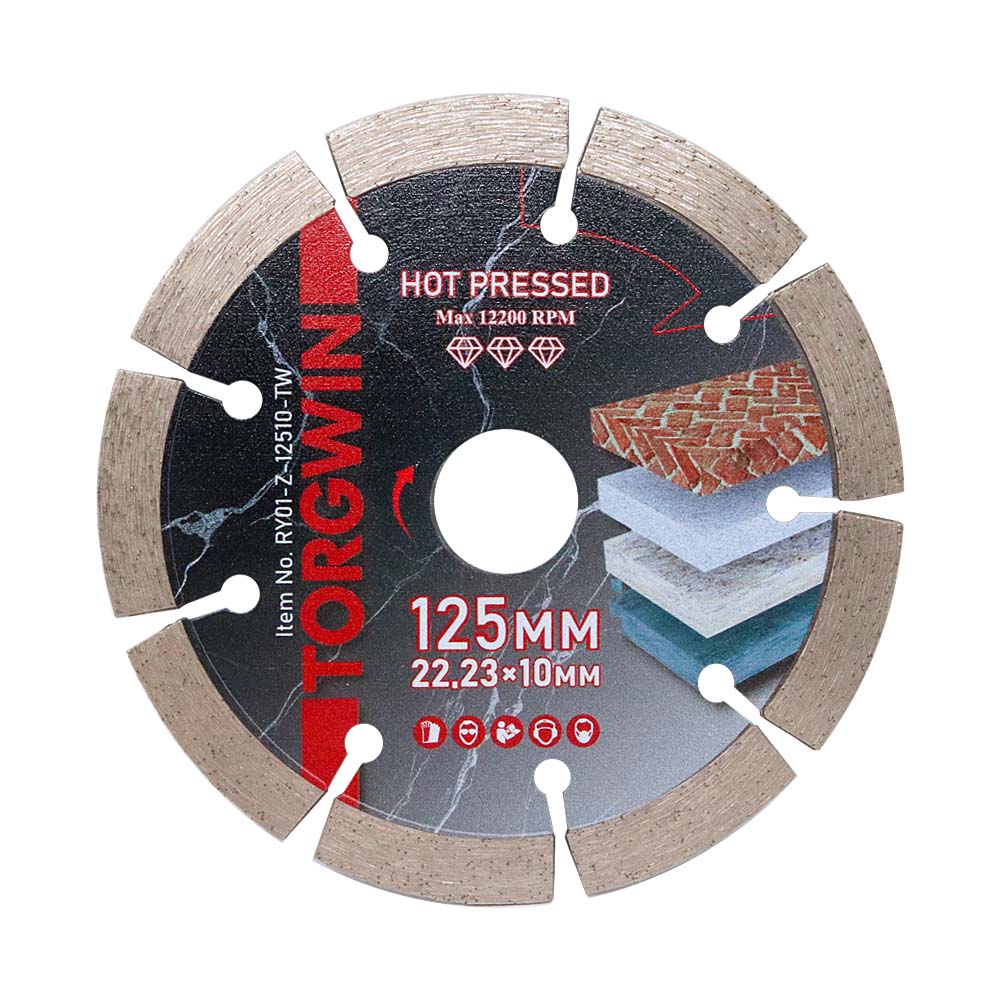 Kuuma pressitud segmenteeritud teemantsaagi tera betooni lõikamiseks