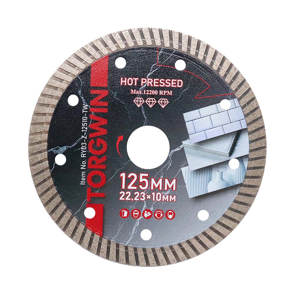 Kuuma pressitud turbo teemant sae blade pro plaatide jaoks